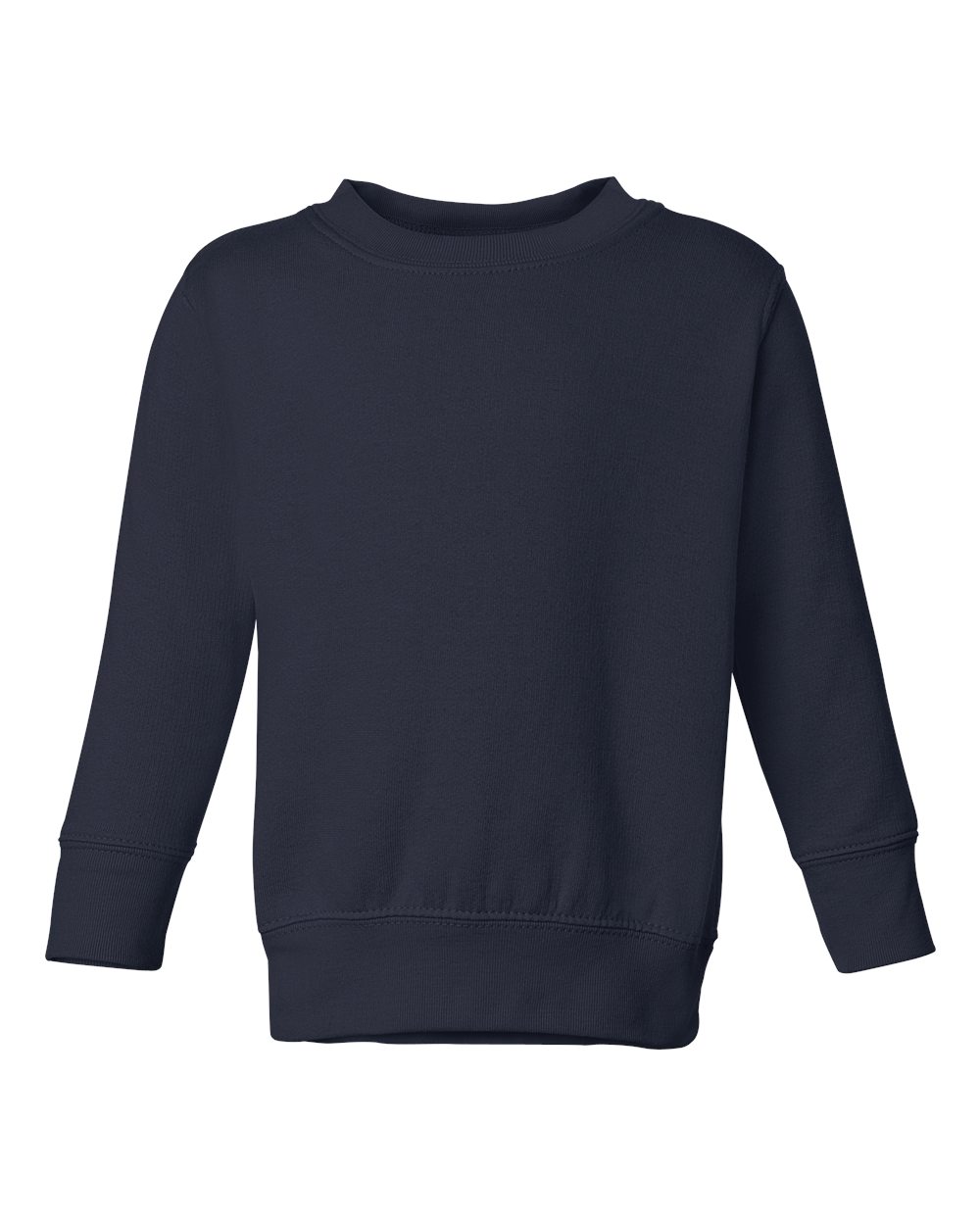 Rabbit Skins 3317 Toddler Crew Fleece Sweatshirt in Navy Blue size 3 LA3317