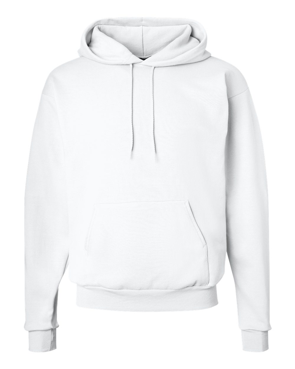 Hanes P170 Ecosmart 50/50 Pullover Hooded Sweatshirt in White size 4XL | Cotton Polyester