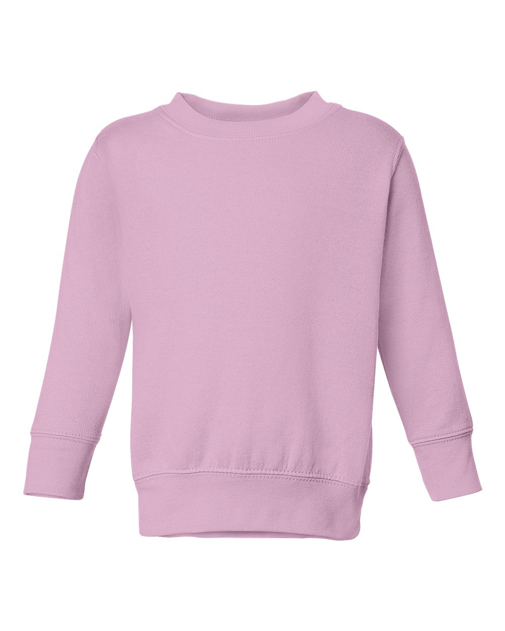 Rabbit Skins 3317 Toddler Crew Fleece Sweatshirt in Pink size 3 LA3317
