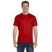 Hanes 518T Men's Tall 6.1 oz. Beefy-T-Shirt in Deep Red size 3XT | Cotton