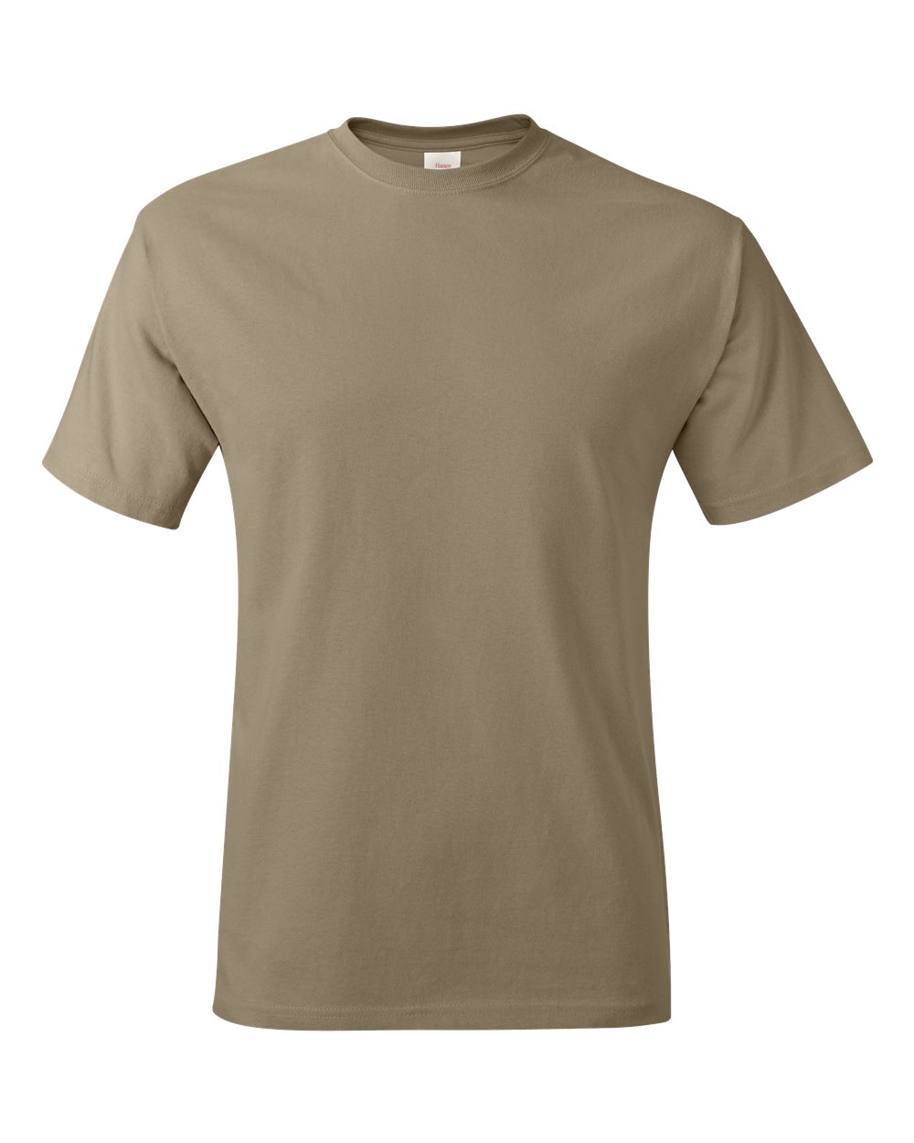 Hanes 5250T Men's Authentic-T T-Shirt in Pebble size Medium | Cotton 5250