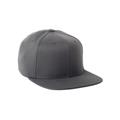 Flexfit 110F Adult Wool Blend Snapback Cap in Dark Grey