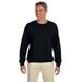 Hanes F260 Ultimate Cotton - Crewneck Sweatshirt in Black size Medium