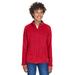 Team 365 TT90W Women's Campus Microfleece Jacket in Sport Red size 2XL | Polyester