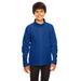 Team 365 TT90Y Youth Campus Microfleece Jacket in Sport Royal Blue size Small | Polyester