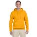 Jerzees 996 Adult NuBlend Fleece Pullover Hooded Sweatshirt in Gold size 3XL | Cotton Polyester 996MR, 996M