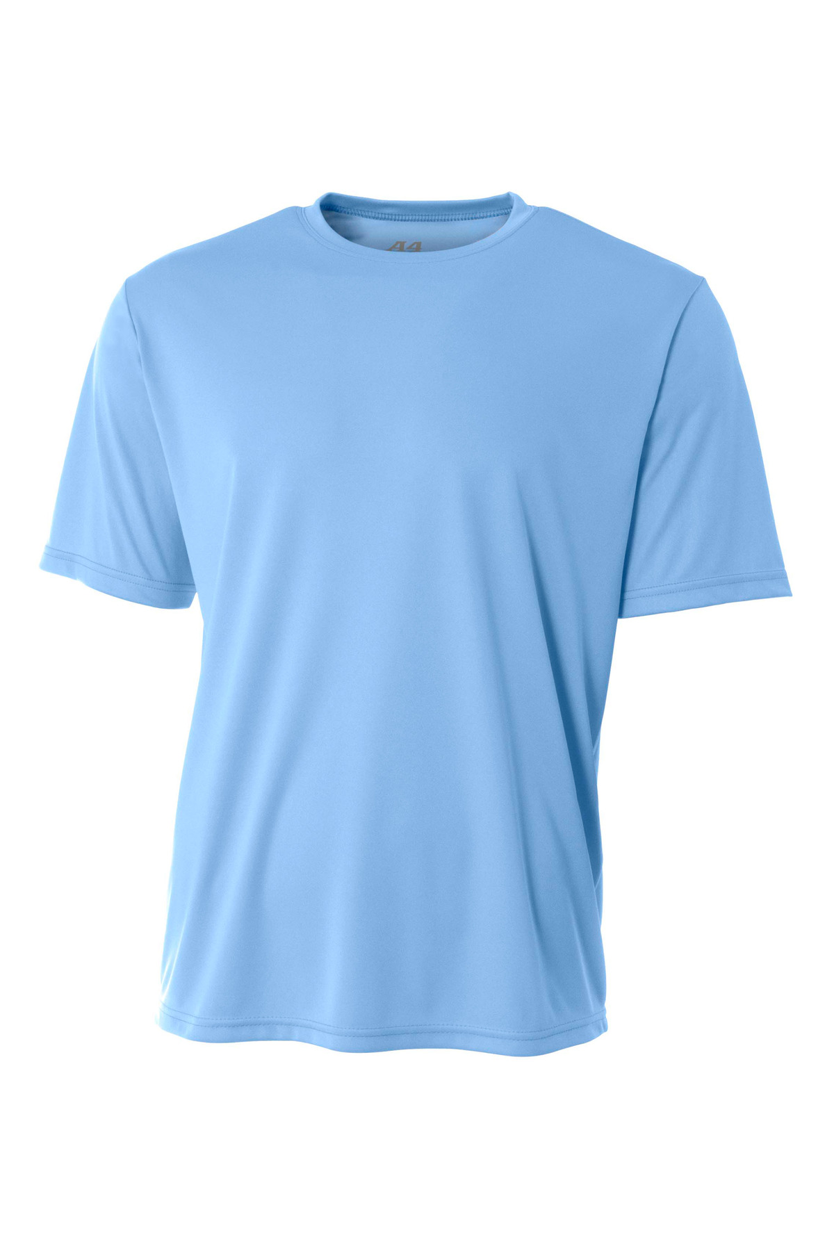 A4 NB3142 Youth Cooling Performance Crew T-Shirt in Light Blue size Medium | Polyester A4NB3142