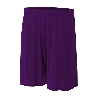 A4 NB5244 Athletic Youth Cooling Performance Polyester Short in Purple size 2XS A4NB5244