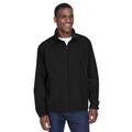 North End 88083 Men's Techno Lite Jacket in Black size 4XL | Polyester