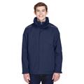 CORE365 88205 Men's Region 3-in-1 Jacket with Fleece Liner in Classic Navy Blue size Small | Polyester