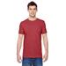 Fruit of the Loom SF45R Adult 4.7 oz. Sofspun Jersey Crew T-Shirt in Brick Heather size 2XL | Cotton