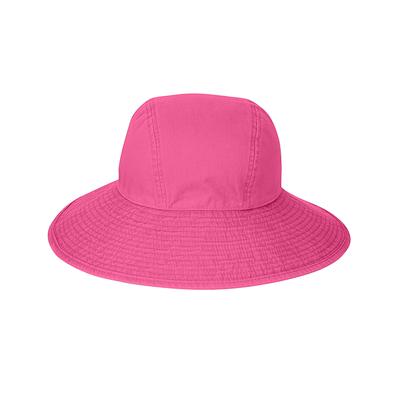 Adams SL101 Women's Sea Breeze Floppy Hat in Hot Pink size Large/XL | Cotton
