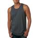 Next Level 3633 Men's Cotton Tank Top in Heavy Metal size Large NL3633