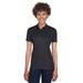 UltraClub 8210L Women's Cool & Dry Mesh PiquÃ© Polo Shirt in Black size 2XL | Polyester