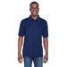 UltraClub 8425 Men's Cool & Dry Sport Performance Interlock Polo Shirt in Navy Blue size XL | Polyester