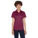 UltraClub 8425L Women's Cool & Dry Sport Performance Interlock Polo Shirt in Maroon size XL | Polyester