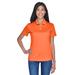 UltraClub 8445L Women's Cool & Dry Stain-Release Performance Polo Shirt in Orange size XS | Polyester