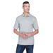 UltraClub 8445 Men's Cool & Dry Stain-Release Performance Polo Shirt in Silver size Large | Polyester