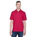 UltraClub 8445 Men's Cool & Dry Stain-Release Performance Polo Shirt in Cardinal size XL | Polyester