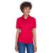 UltraClub 8610L Women's Cool & Dry 8-Star Performance Interlock Polo Shirt in Red size XL | Polyester