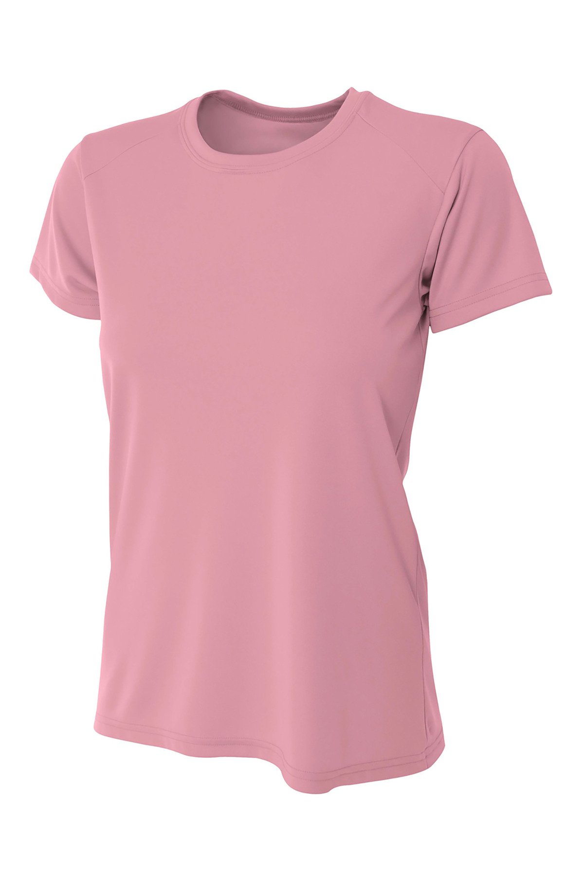 A4 NW3201 Women's Cooling Performance T-Shirt in Pink size Small | Polyester A4NW3201