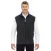 CORE365 88191 Men's Journey Fleece Vest in Heather Charcoal size 4XL