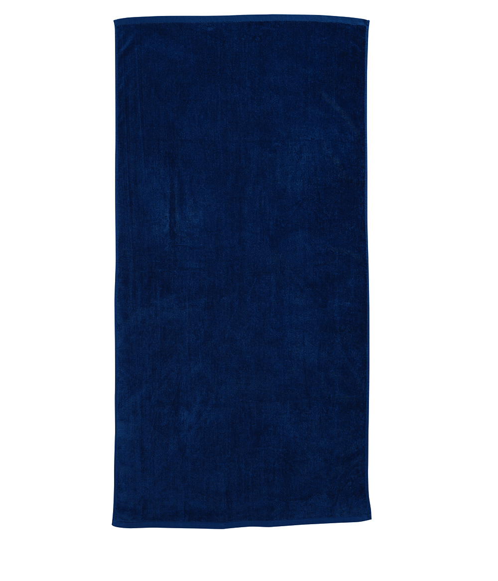 Carmel Towel Company C3060 Velour Beach in Navy Blue size ONE | Cotton C3060X, C3060P, LBC3060, C3060S, C3060C, C3060A