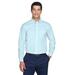 Devon & Jones D620 Men's Crown Woven Collection Solid Broadcloth in Crystal Blue size Small