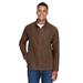 Team 365 TT90 Men's Campus Microfleece Jacket in Sport Dark Brown size XS | Polyester