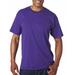 Bayside BA5100 Adult 6.1 oz. Cotton T-Shirt in Purple size Medium 5100