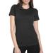 Next Level 6610 Women's CVC T-Shirt in Black size XL | Cotton/Polyester Blend NL6610