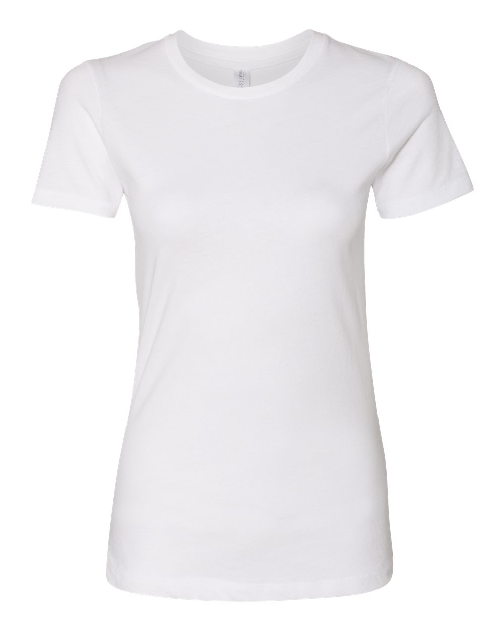 Next Level N3900 Women's Women’s Cotton T-Shirt in White size Medium | combed ringspun cotton fine jersey 3900, NL3900
