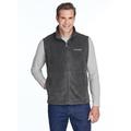 Columbia 6747 Men's Steens Mountain Vest in Charcoal Heather size Small | Polyester 163926