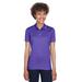 UltraClub 8210L Women's Cool & Dry Mesh PiquÃ© Polo Shirt in Purple size Small | Polyester
