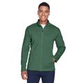 Devon & Jones DG793 Men's Bristol Full-Zip Sweater Fleece Jacket in Forest Green Heather size XL | Polyester