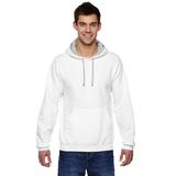 Fruit of the Loom SF76R Adult 7.2 oz. SofSpun Hooded Sweatshirt in White size XL | Cotton/Polyester Blend