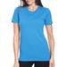 Next Level 6610 Women's CVC T-Shirt in Turquoise size Small | Ringspun Cotton NL6610