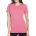Next Level 6610 Women's CVC T-Shirt in Hot Pink size XL | Cotton/Polyester Blend NL6610