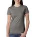 Next Level N3900 Women's Cotton Boyfriend T-Shirt in Warm Grey size Medium | Ringspun 3900, NL3900