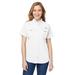 Columbia 7313 Women's Bahama Short-Sleeve Shirt in White size XS | Cotton/Nylon Blend 139655