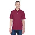 UltraClub 8445 Men's Cool & Dry Stain-Release Performance Polo Shirt in Maroon size Medium | Polyester