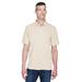 UltraClub 8445 Men's Cool & Dry Stain-Release Performance Polo Shirt in Stone size Small | Polyester