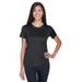 UltraClub 8620L Women's Cool & Dry Basic Performance T-Shirt in Black size Small | Polyester