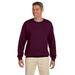 Hanes F260 Ultimate Cotton - Crewneck Sweatshirt in Maroon size Medium