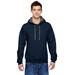 Fruit of the Loom SF76R Adult 7.2 oz. SofSpun Hooded Sweatshirt in Indigo Heather size 3XL | Cotton/Polyester Blend