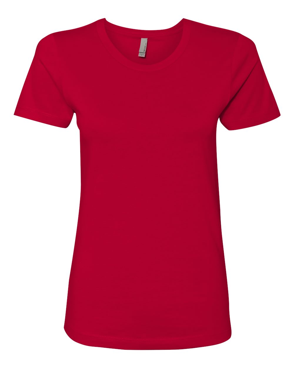 Next Level N3900 Women's Women’s Cotton T-Shirt in Red size Medium | combed ringspun cotton fine jersey 3900, NL3900
