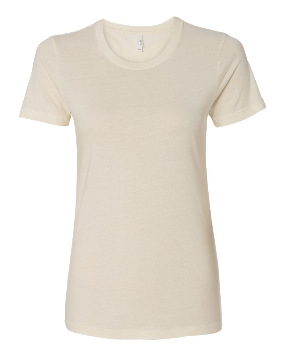 Next Level N3900 Women's Women’s Cotton T-Shirt in Natural size XL | combed ringspun cotton fine jersey 3900, NL3900