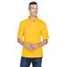 UltraClub 8445 Men's Cool & Dry Stain-Release Performance Polo Shirt in Gold size Small | Polyester