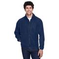 UltraClub 8485 Men's Iceberg Fleece Full-Zip Jacket in Navy Blue size 5XL | Polyester