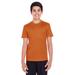 Team 365 TT11Y Youth Zone Performance T-Shirt in Sport Burnt Orange size Medium | Polyester